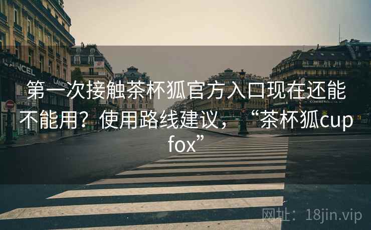 第一次接触茶杯狐官方入口现在还能不能用？使用路线建议，“茶杯狐cupfox”